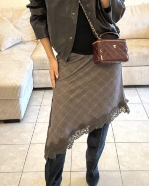 Jupe Asymétrique Dentelle Vintage